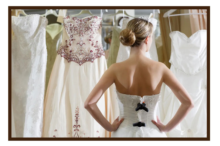 مراحل پوشیدن لباس عروس در روز عروسی به روش صحیح