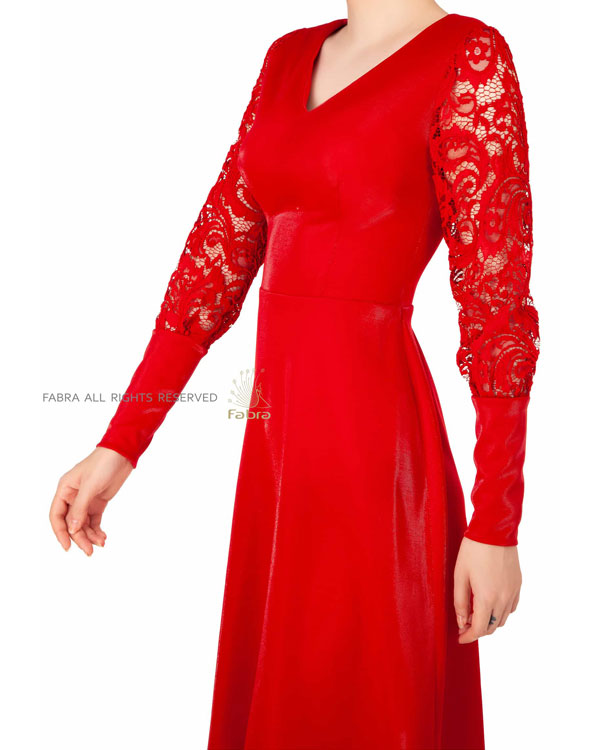 لباس مجلسی پوشیده قرمز 2