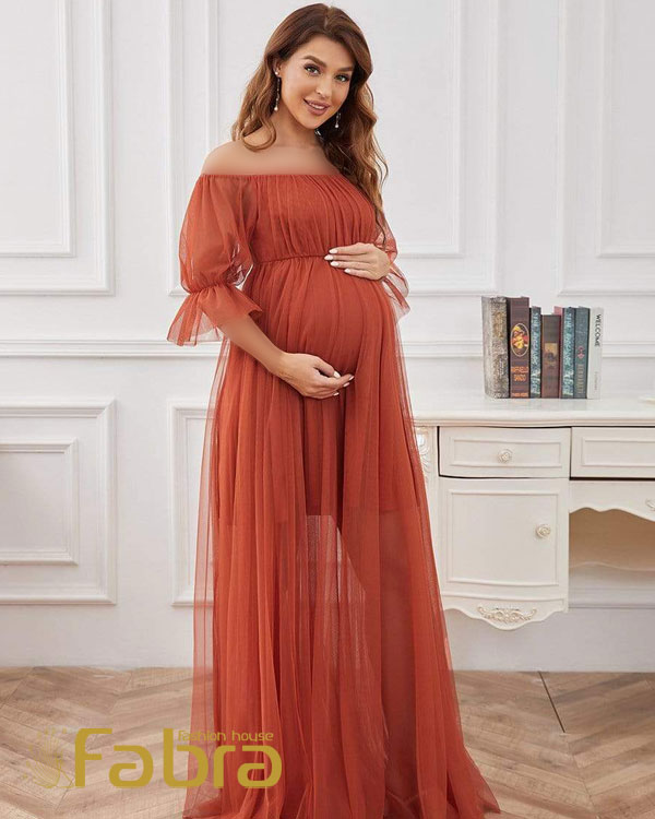 لباس مجلسی پوشیده بارداری تور 5