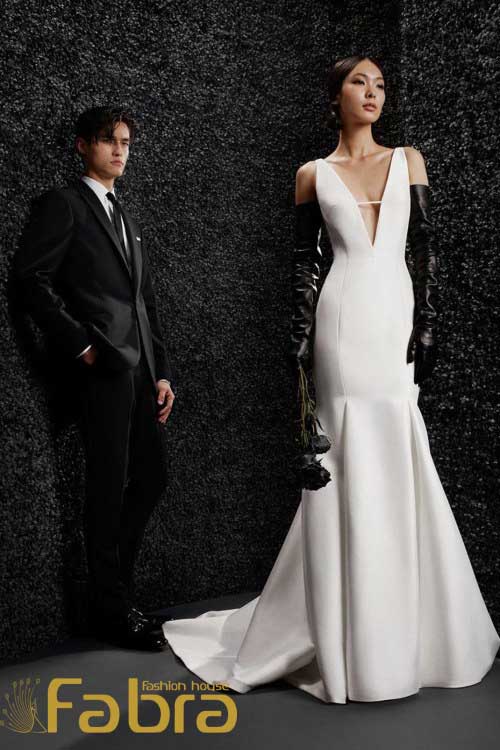 مدل لباس عروس مناسب قد بلند