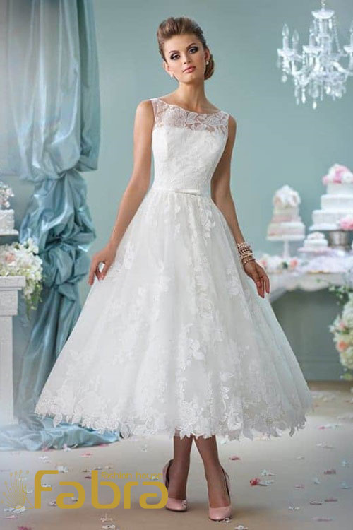 مدل لباس عروس نیمه کوتاه