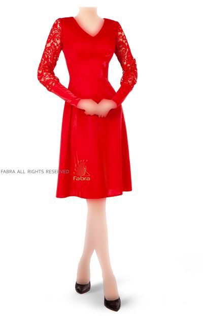 Structured Long Sleeve Dress